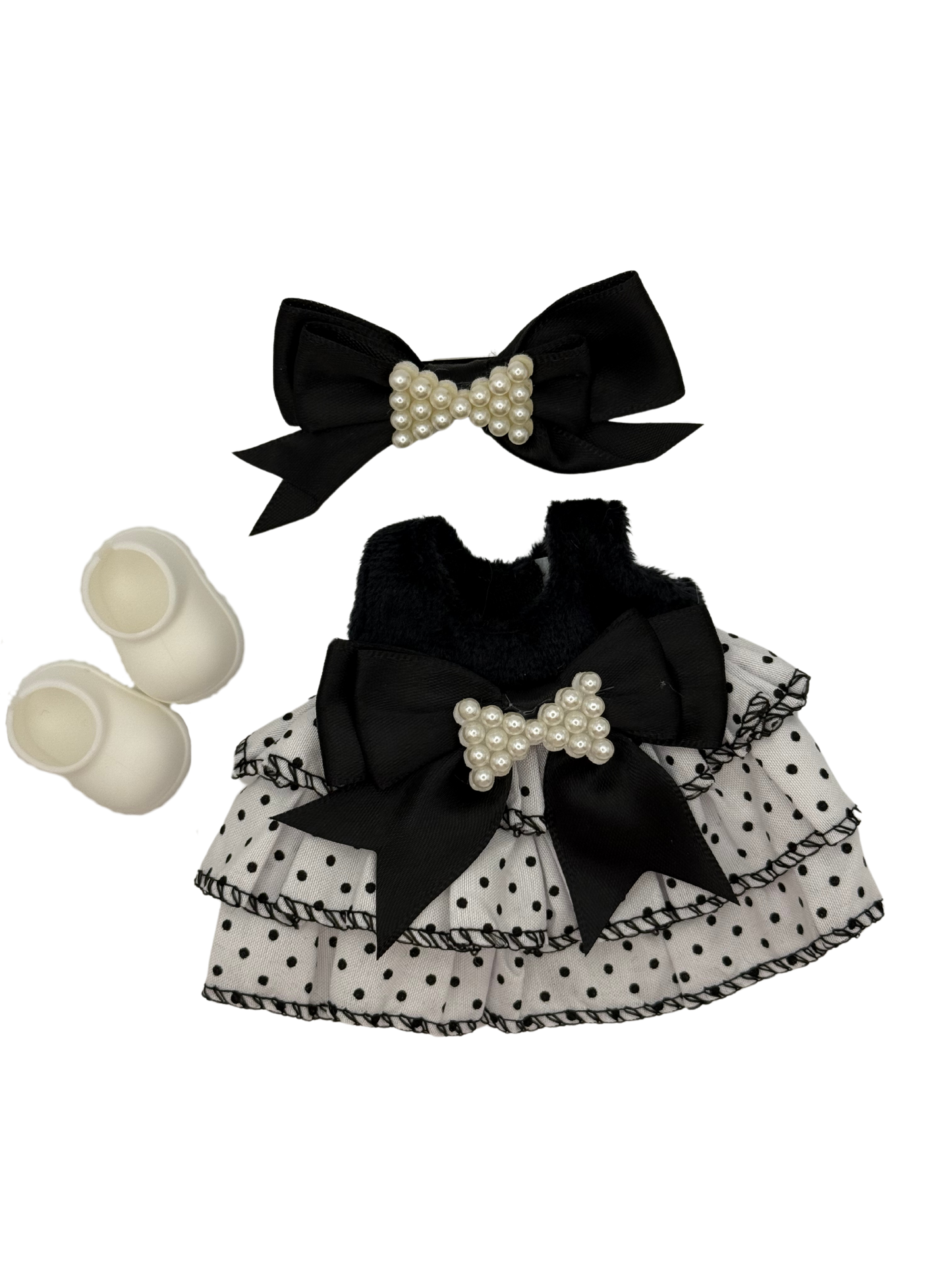 Pearl Polka Dot Dres π€π